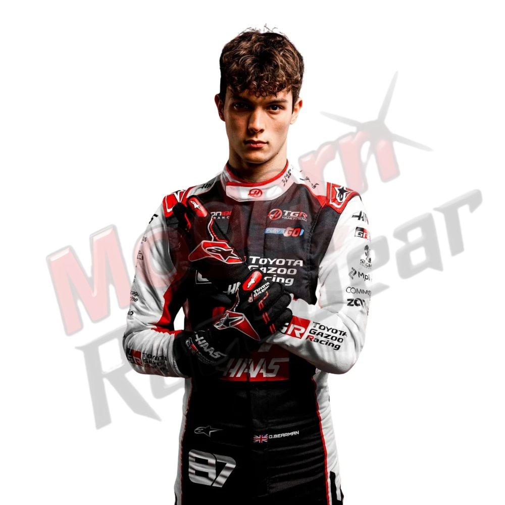 Ollie Bearman 2026 Haas F1 Race Suit - Formula 1 Replica